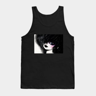 Cute Goth Girl Tank Top